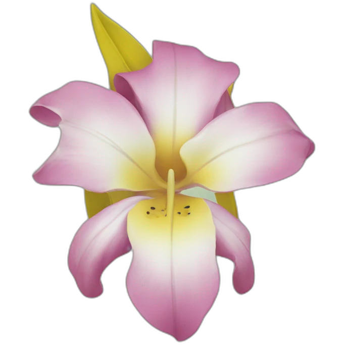 Fleur jaune tropical emoji