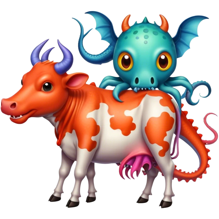 🐮+🦑+🐲+☣️= emoji
