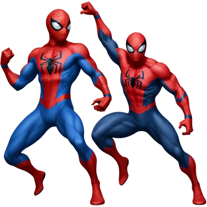 Spider man vs venom emoji