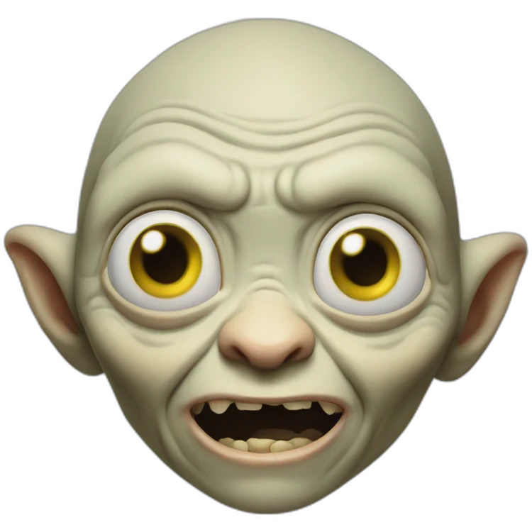 gollum face emoji