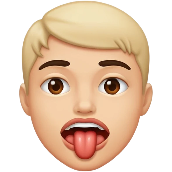 Lip bite emoji