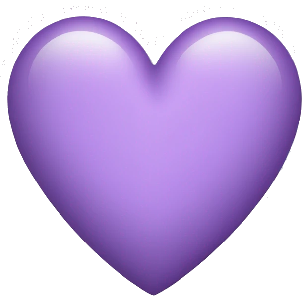 light purple heart  emoji