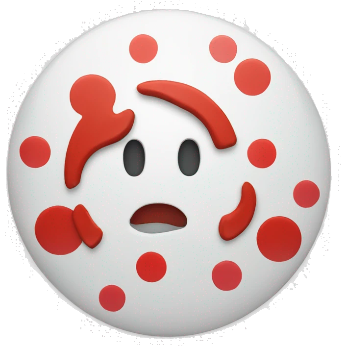 white 7 logo with red circle background  emoji