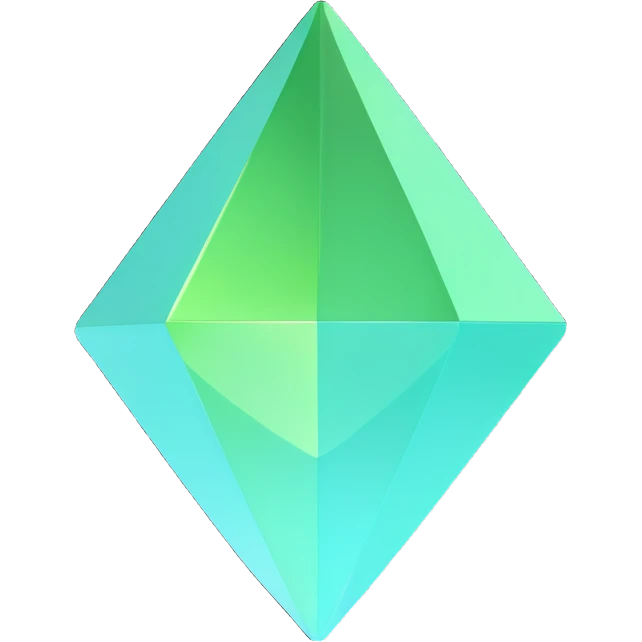 plumbob diamond shape emoji