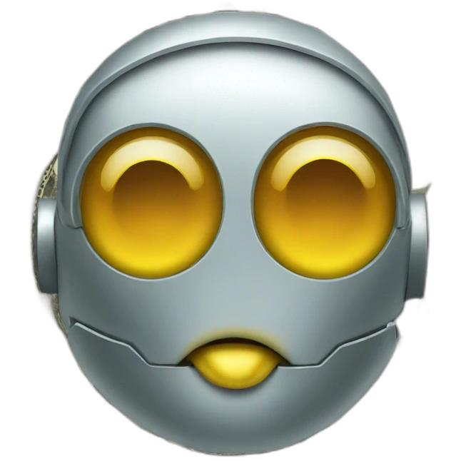 robot money tongue emoji