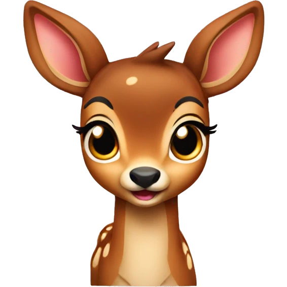 Bambi cute deer emoji