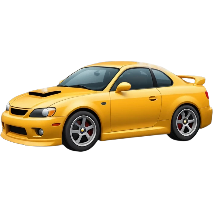 Car drifting emoji