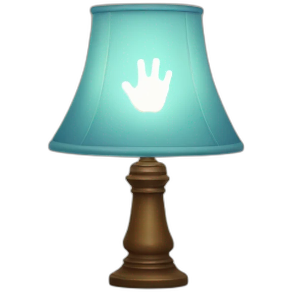 hand lamp emoji