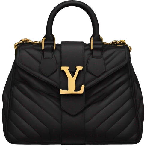 Black YSL bag emoji