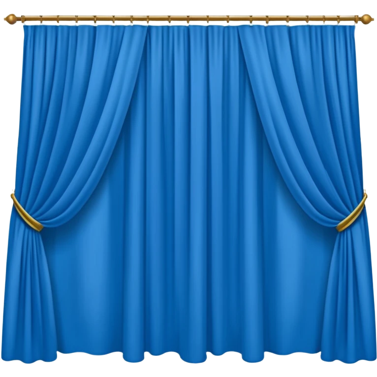 blue backdrop curtain emoji