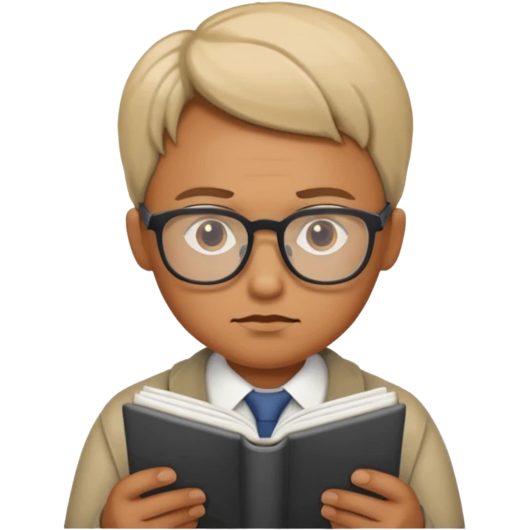 person reading data emoji