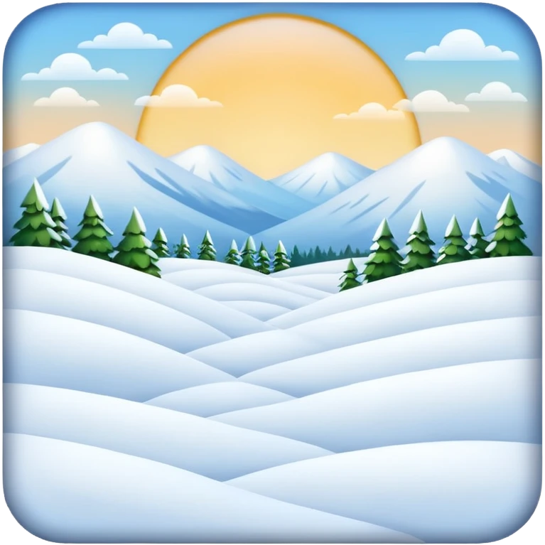 Snow  emoji