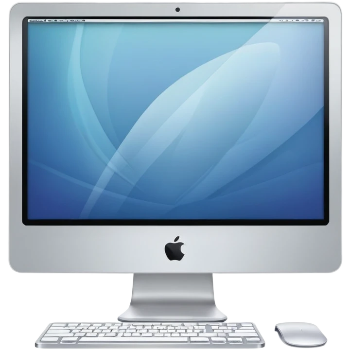 Apple iMac Y2K emoji