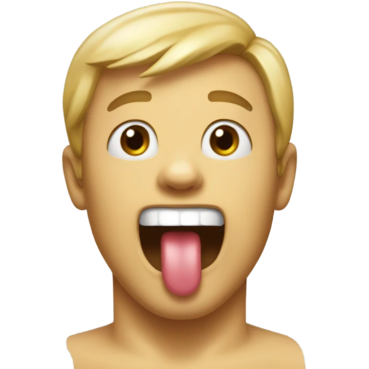 tongue out of mouth emoji