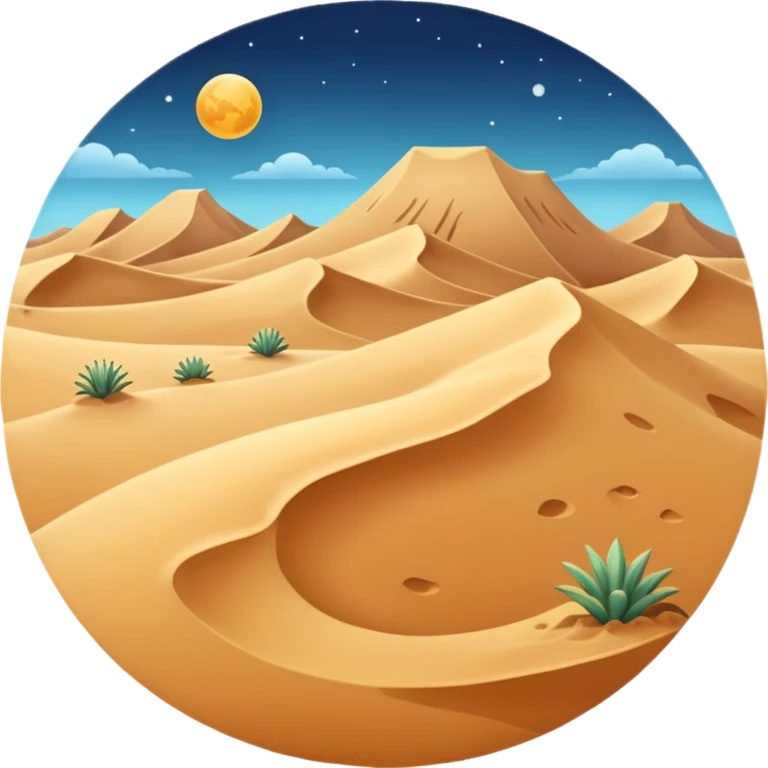 Desert planet emoji