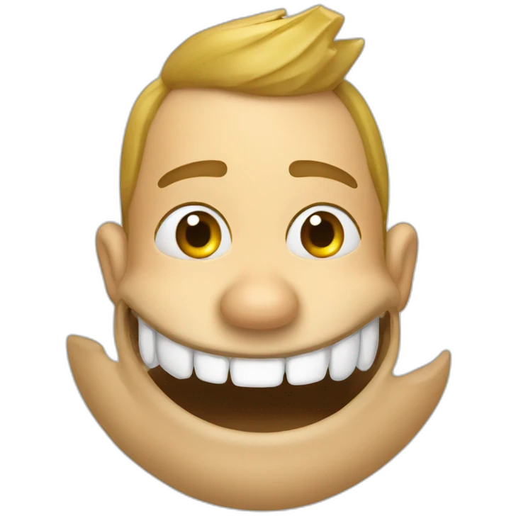 Une bite dans la bouche de macron emoji