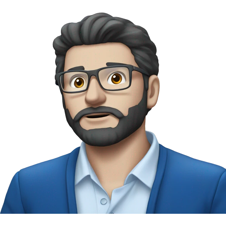 cool guy in meme pose emoji