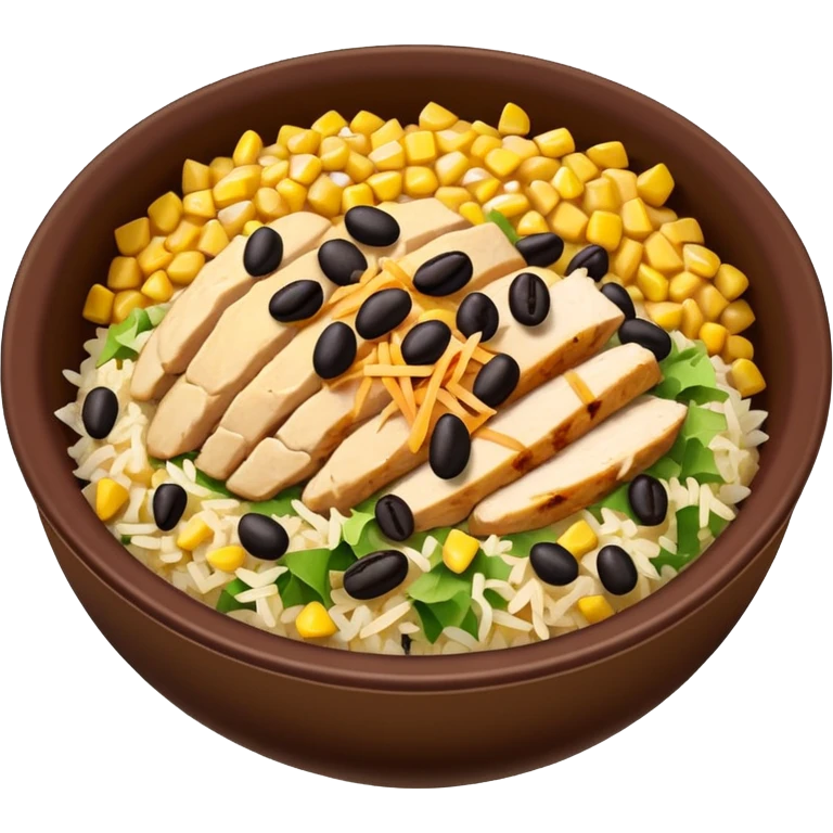 Chipotle bowl emoji