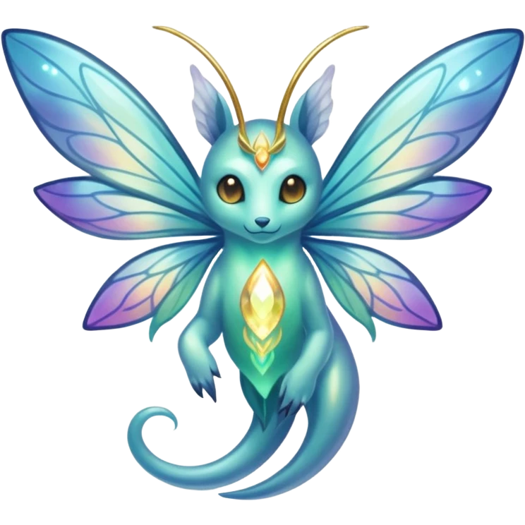 Spiritual ethereal Fairy-type Fakémon-animal-creature emoji