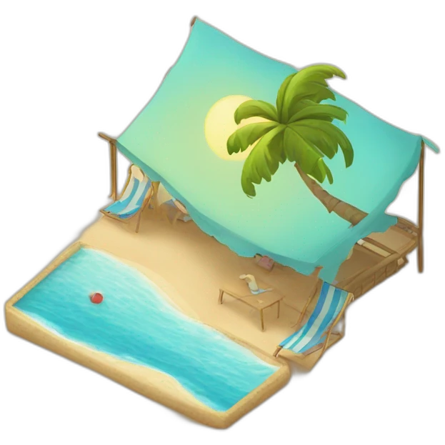 Beach  emoji
