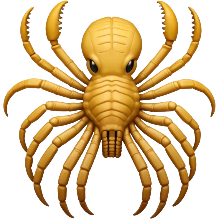 man with Facehugger emoji
