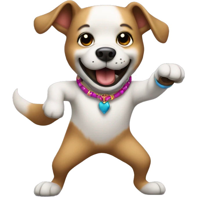 perro bailando sevillanas emoji