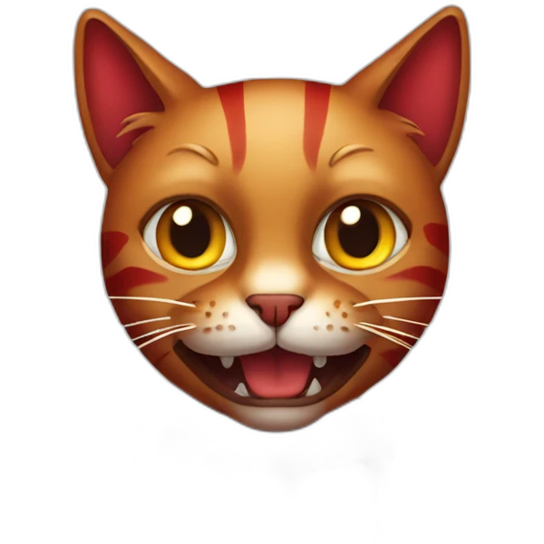 bloody cat emoji