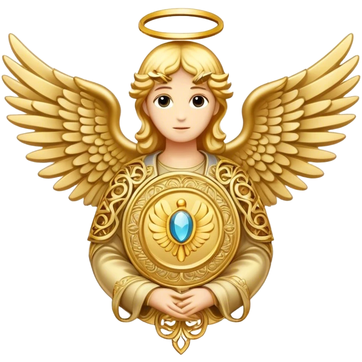 Archangel emblem holy  emoji