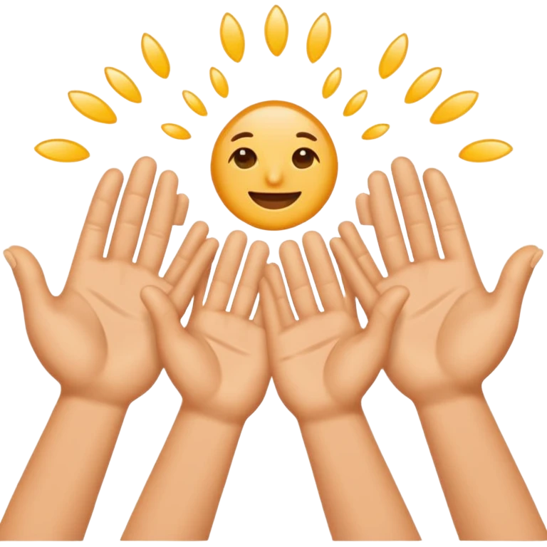 with thank applause please emoji