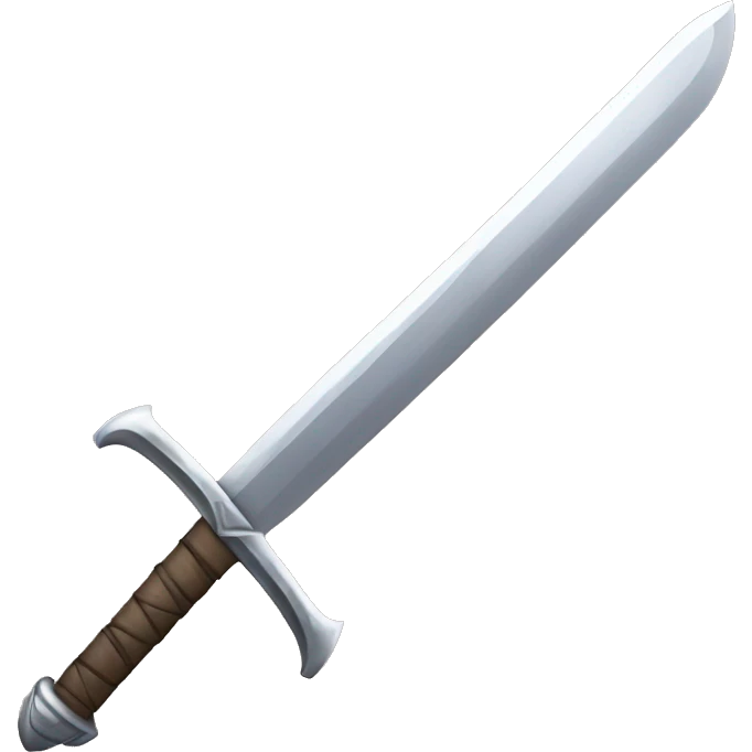 Sword with block style emoji