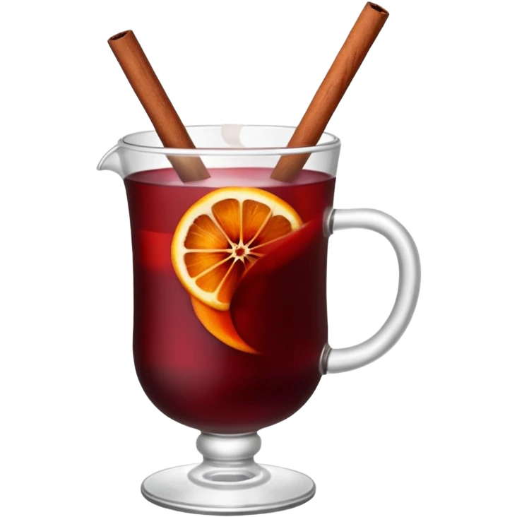 mulled wine in glass emoji