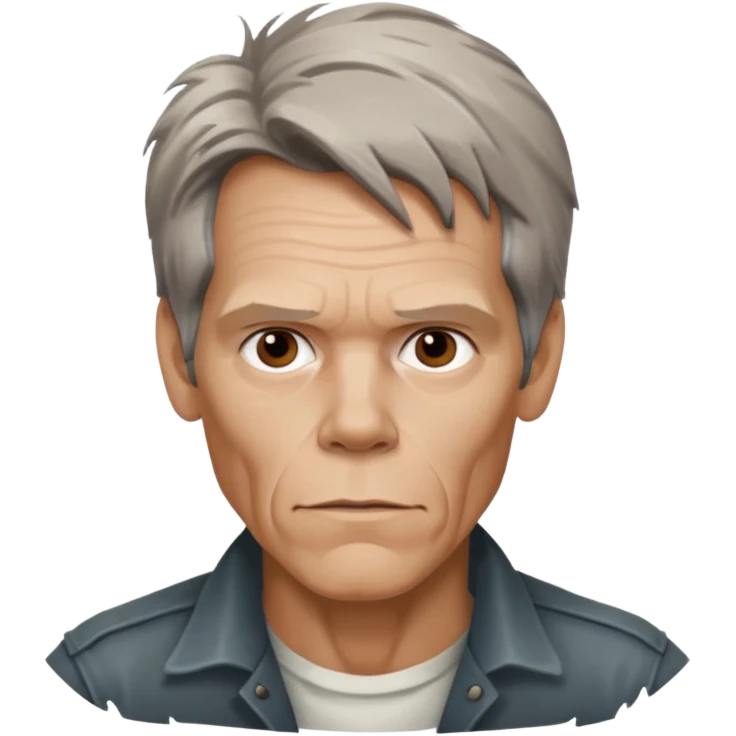 KEVIN BACON OLDER FACE RUGGED JAW LINE  emoji