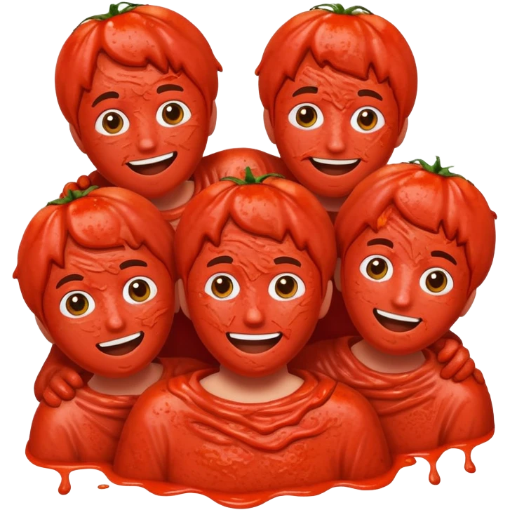 La Tomatina festival tomato fight emoji