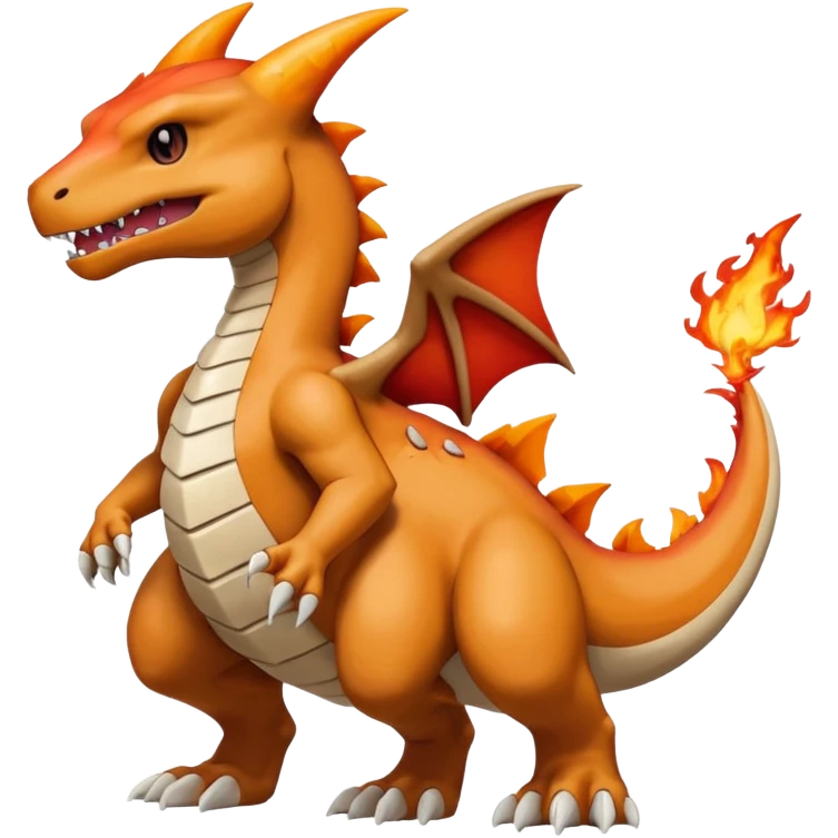 Marowak-Cubone-Charizard-fusion (full body) emoji