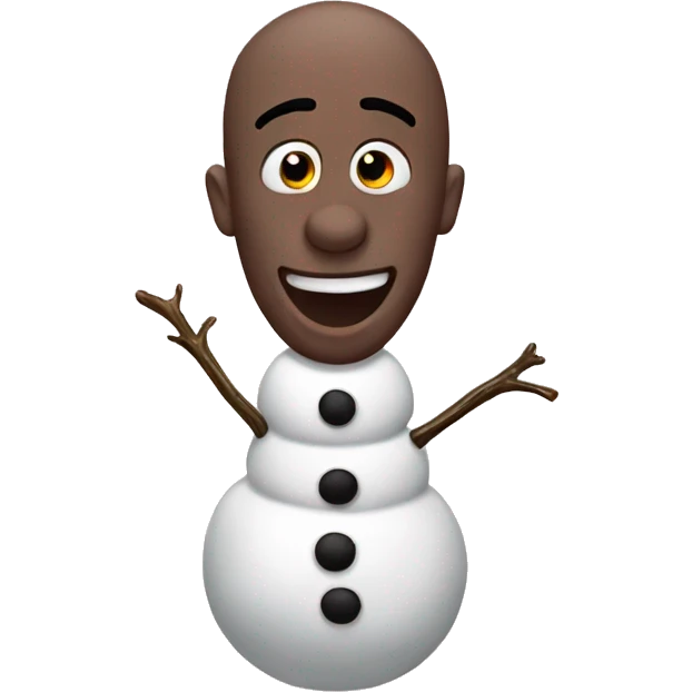 Olaf pink emoji