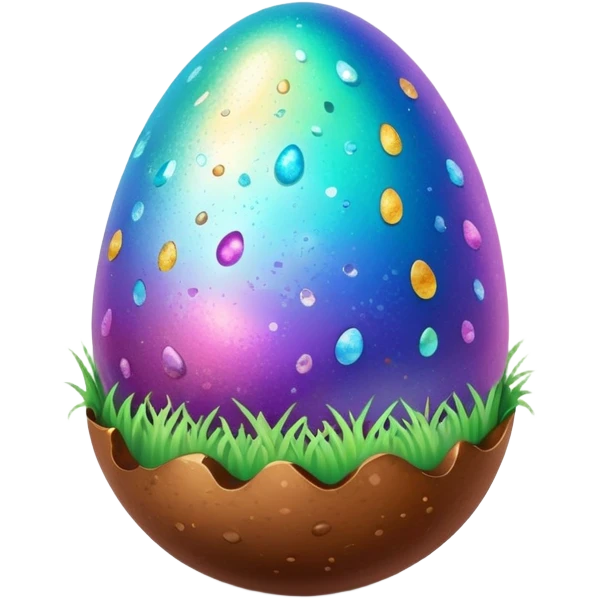 magical poop easter cosmic egg landscape  emoji