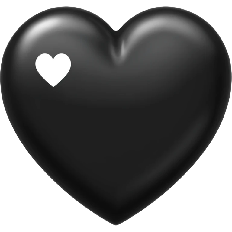 black heart emoji