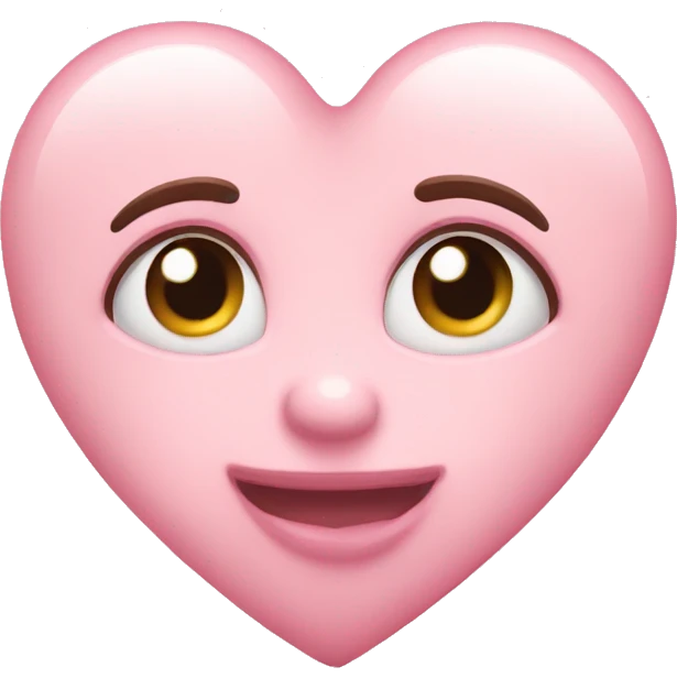 baby pink heart emoji