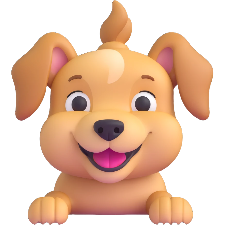 happy dog emoji