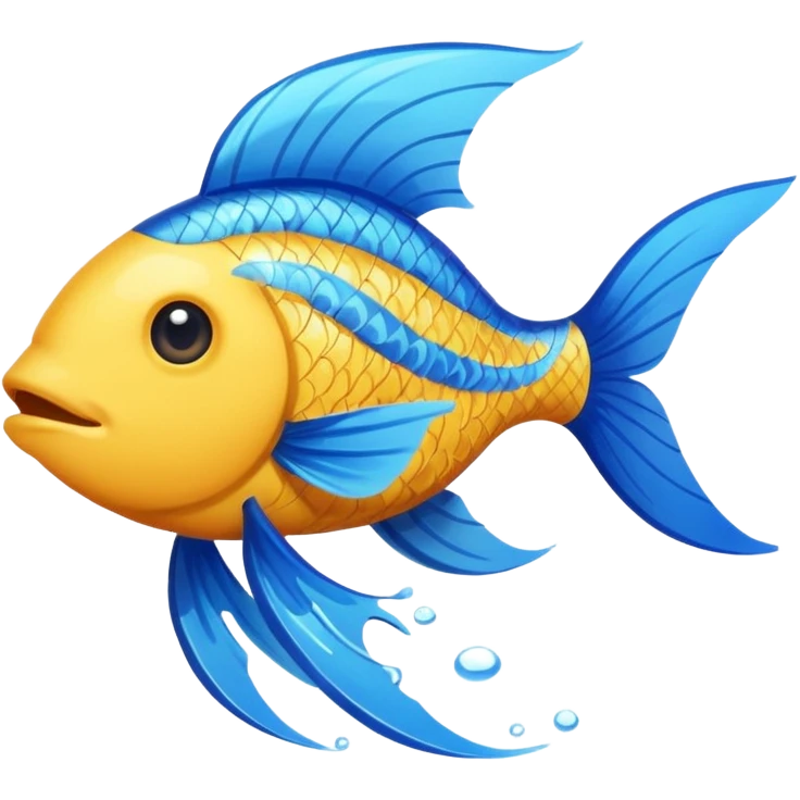 fish with water wings emoji
