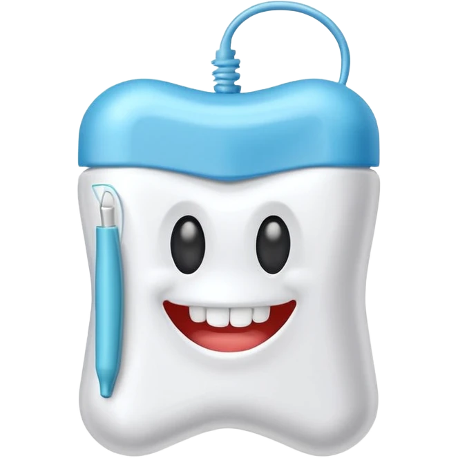 pack of dental floss thread  emoji