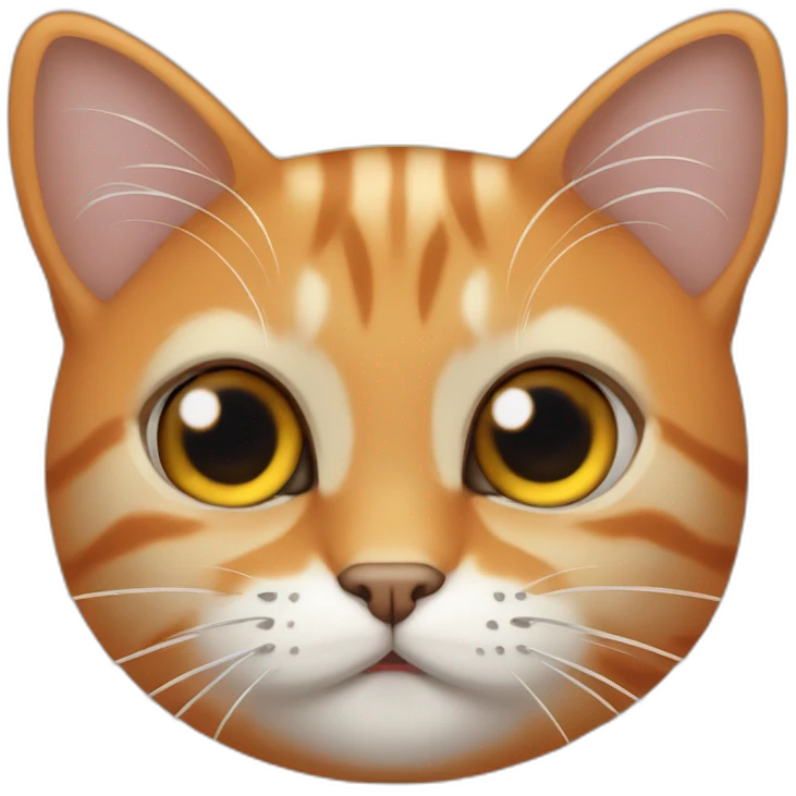 gato naranja clarito emoji