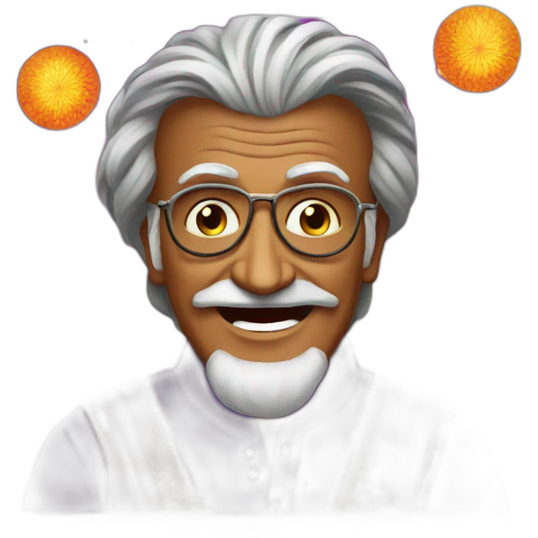 rajinikanth celebrating Diwali festival  emoji