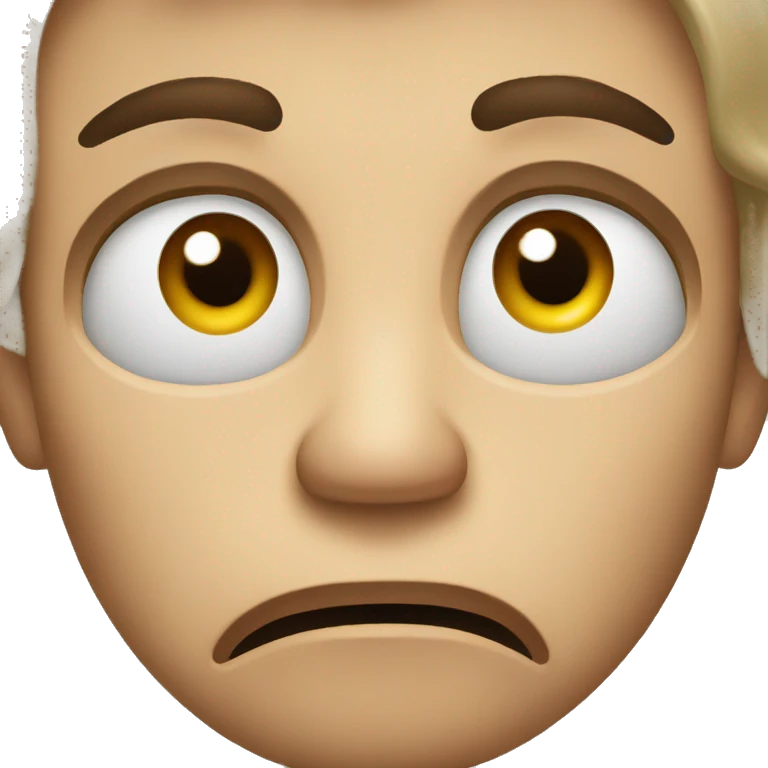Face with disgusted look emoji