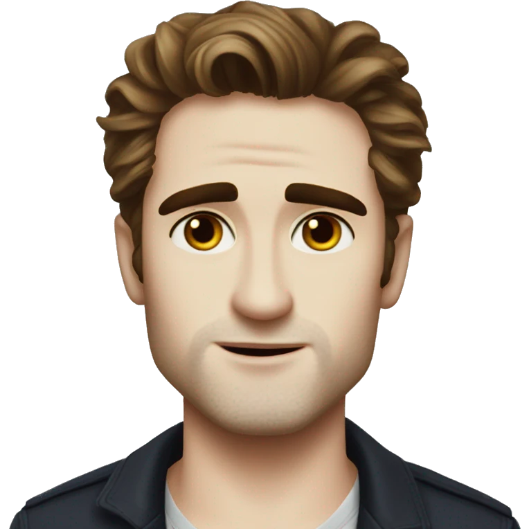 Robert Patterson as Edward Cullen in twilight emoji