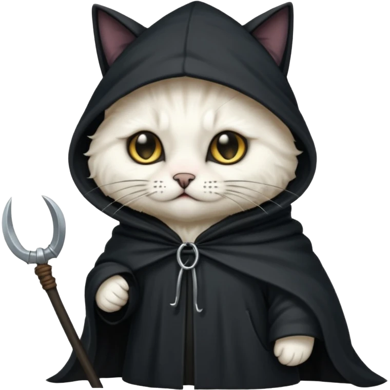 Grim reaper cat emoji