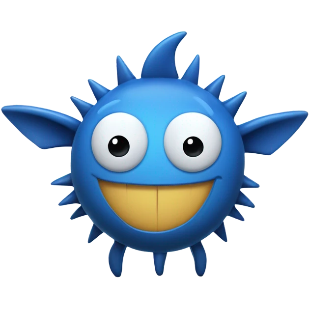 Blue from rainbow friends emoji