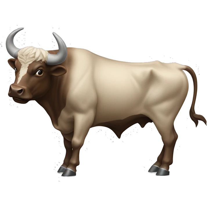 Bucking Bull full body emoji