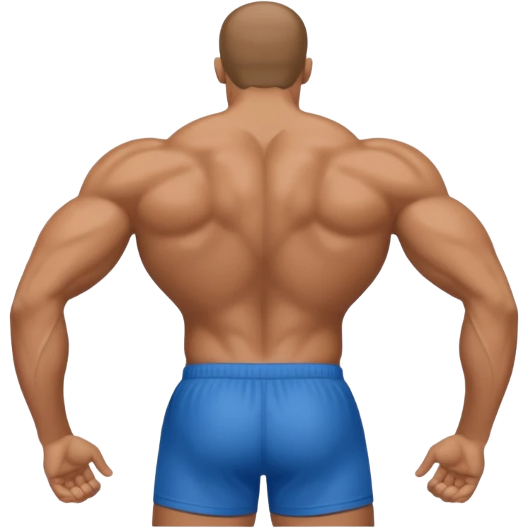 Man with back arched emoji