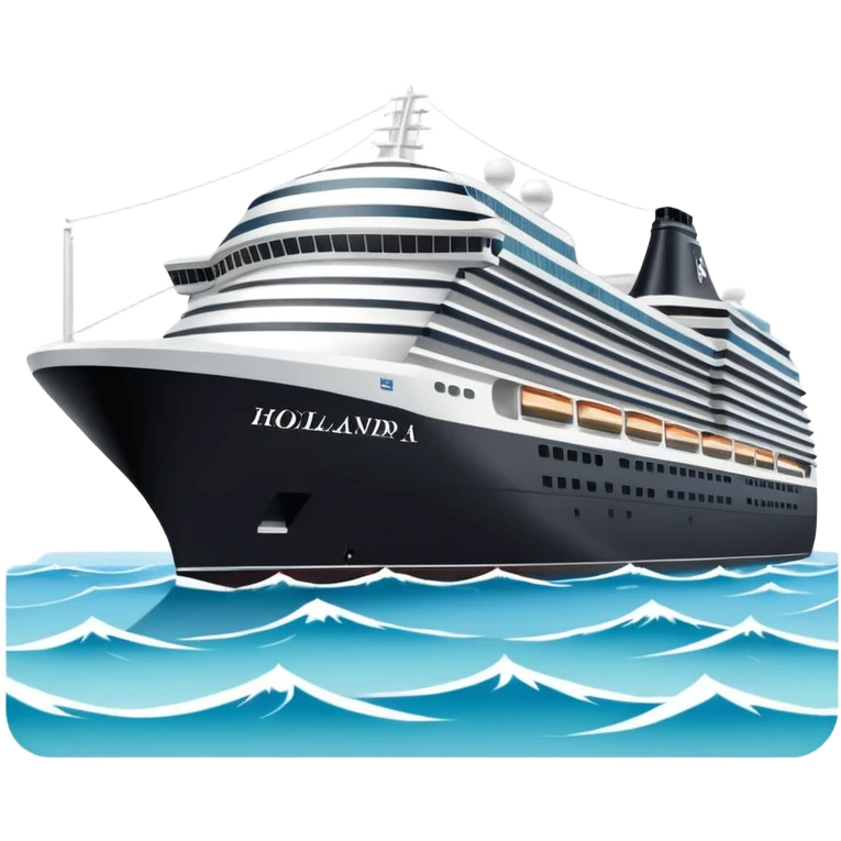 holland america cruise ship in rotterdam emoji